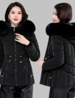 Winter Down Cotton Parka for Women, Women’s Hooded Winter Coat, Ladies High-Quality Winter Parka, Winter Jacket for Women
