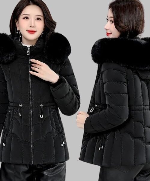 Winter Down Cotton Parka for Women, Women’s Hooded Winter Coat, Ladies High-Quality Winter Parka, Winter Jacket for Women