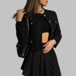 jacket, cropped bomber jacket