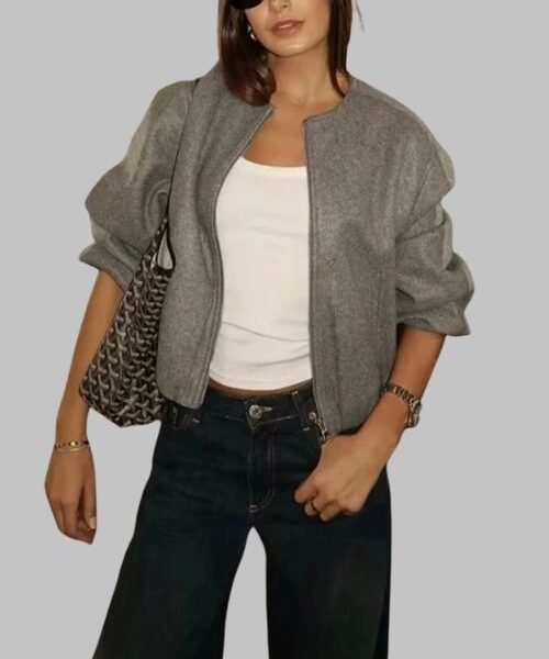 cozy vintage bomber jacket, fall bomber jacket, women's vintage bomber jacket, winter short bomber jacket for women