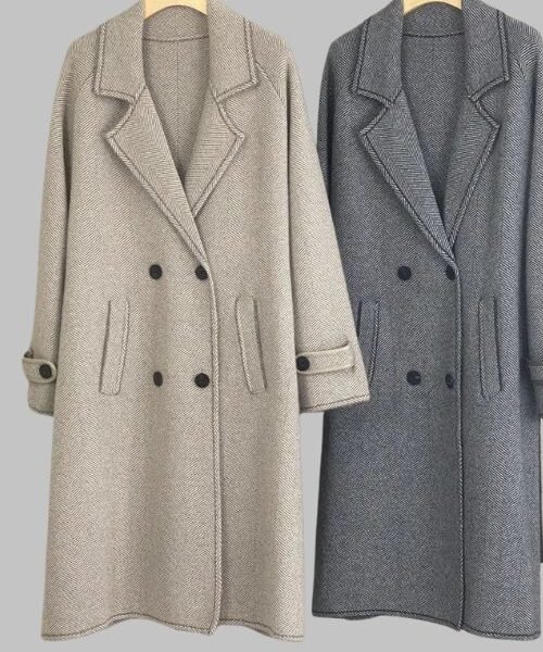 Women's Cashmere Long Coat, Elegant Mid-Length Cashmere Coat for Women, Cashmere Long Coat for Women, Autumn Winter Women's Cashmere Coat