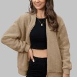 winter fleece jacket, sherpa fleece thermal jacket, Casual winter jacket, women winter fleece jacket