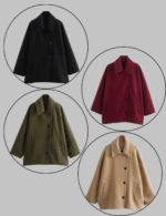Women's Batwing Sleeve Vintage Winter Jacket