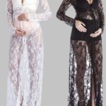 Long Maternity Lace Dress for Photoshoot | Clothing Stores