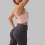 High Impact Push Up Sports Bra, Breathable Push Up Fitness Bra, Stretchable Workout Bra for Active Women, Padded Sports Bra
