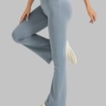 women's high waisted bootcut yoga pants, flared leggings for women, women's activewear leggings, high waisted flared yoga pants for workout
