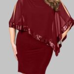 Buy Plus Size Dresses in Strapless Sequin Style Today