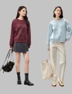 Cozy women's embroidered sweatshirt, relaxed fit embroidered sweatshirt for women, Trendy fashion sweatshirt, stylish embroidered sweatshirt for women