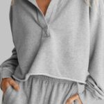 Cozy Women's Pullover Sweatshirt, Trendy Long Sleeve Sweatshirt, Casual Women's Sweatshirt, Stylish Women's Long Sleeve Sweatshirt