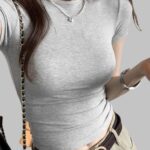 Comfortable Breathable Cotton Crewneck Tee, Modern Fit Short Sleeve Crewneck Tee, Short Sleeve Crewneck Tee, Short Sleeve Crewneck Tee