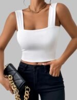 square neck tank tops, tank tops for women, trendy women's tops, fashion tops 2025
