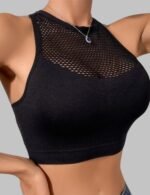 Fashionable Women’s Fishnet Tank Top, Stylish Women’s Fishnet Tank Top, Sexy and Comfortable Women’s Fishnet Tank Top, Women’s Fishnet Tank Top