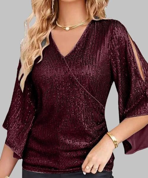 women’s formal blouse, party wear blouse, formal evening blouse, holiday fashion blouse