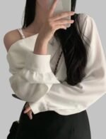 off shoulder blouse for women, formal off shoulder blouse, elegant blouse for office wear, stylish women’s formal blouse