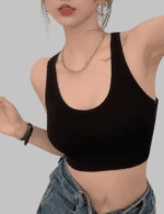 Top trendy Black Crop Top
