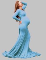 Maxi Maternity Dress – Pregnancy Photoshoot Outfit - Image 5