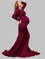 Maxi Maternity Dress – Pregnancy Photoshoot Outfit - Image 6