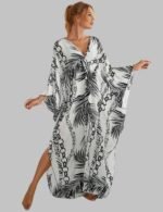 plus size kaftan for women, flowy kaftan dress, curvy fashion kaftan, loose fit kaftan gown,