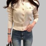 Short Cardigan Sweater – Long Sleeve Sweater