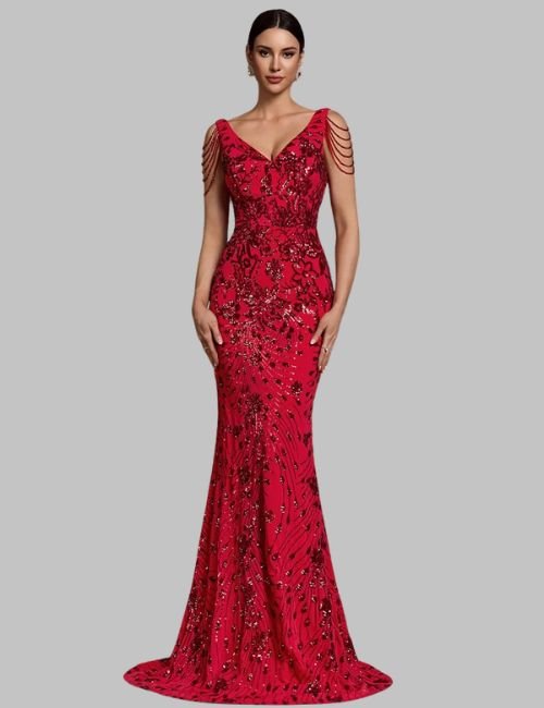 sequin evening gown for women, sparkly evening dress, formal sequin gown, long sequin dress