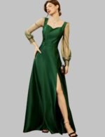 Bachelorette party dress for bride, green bridal dress, sexy green dress, bride to be dress