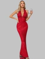 elegant christmas party dress for women, classy holiday party dress, flattering christmas outfit ideas, festive christmas dress