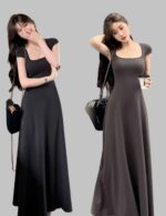 Long Cocktail Dress Women Elegant Evening