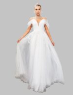 Latest Bridal Engagement Dress – Sleeveless Bridal Wear - Image 5
