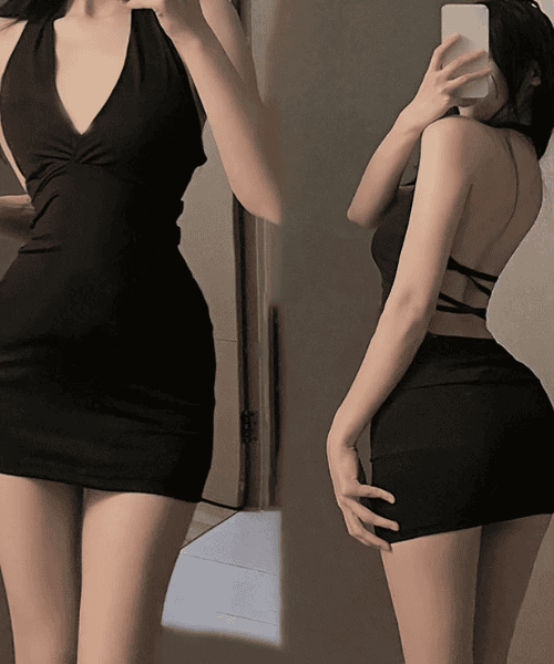 backless-dress-halter for women
