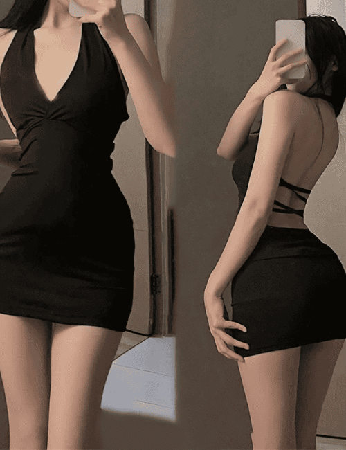 backless-dress-halter for women