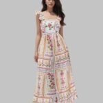 square neck midi dress, vintage floral midi dress, sleeveless floral dress for women, adjustable strap midi dress,