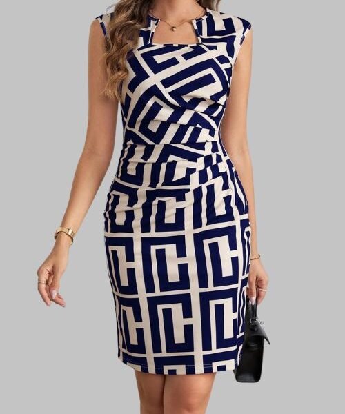 Knit Midi Dress - Bohemian Midi Dress