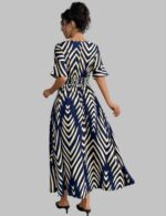Short Sleeve Maxi Dress - Summer Swing Dress - Image 2