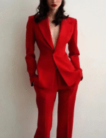 casual tuxedo 2 piece suit for women, women tuxedo dress, stylish women blazer set, versatile women pants suit, trendy work outfit for women