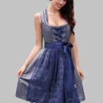 Vintage Dirndl Dress - 2 Piece Dress