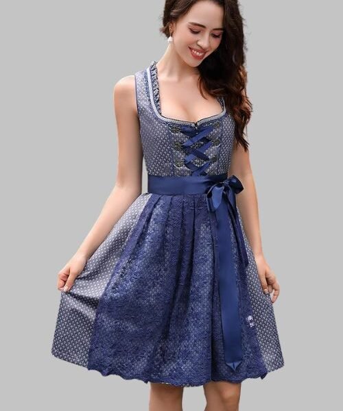 Vintage Dirndl Dress - 2 Piece Dress