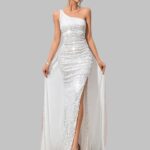 Shop Party Dresses in Silver Mermaid Style and Dazzle