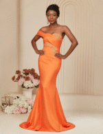 Shop Party Dresses in Orange Mermaid and Glow Tonight