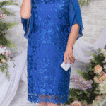 vibrant floral dress for women, comfortable wedding guest dress for older women, classy floral dress for special occasions