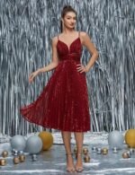 christmas party dress, holiday party dress, work christmas party dress, work holiday party dress, festive party outfit, sequined holiday dress