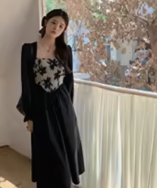 women funeral dress, long sleeve black dress, formal black dress, black dress for funeral