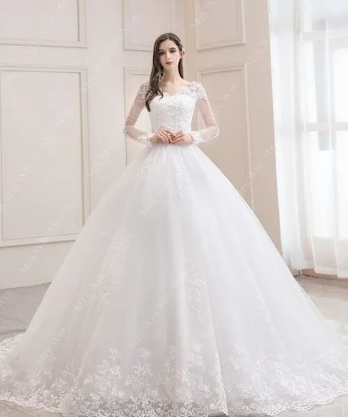 Wedding & Engagement Party Dress - Bridal Ball Gown