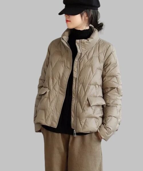 Winter Puffer Jacket - Solid Color Jacket
