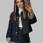 Denim Skirt and Jacket Set Women Matching