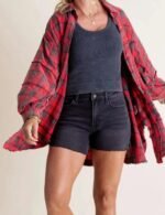 plaid wool shirt for winter, women’s button down plaid wool shirt, warm wool plaid shirt, women winter shirt