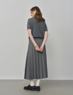 knitted wool shirt for women, women's wool shirt, short sleeve wool shirt, v-neck wool shirt