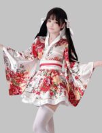 Kimono Style Dress - Japanese Costume - Image 6