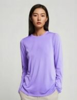 summer wool tee, soft merino wool t-shirt, casual women's summer tee, casual summer outfit