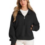Half Zip Designer Hoodies For Women