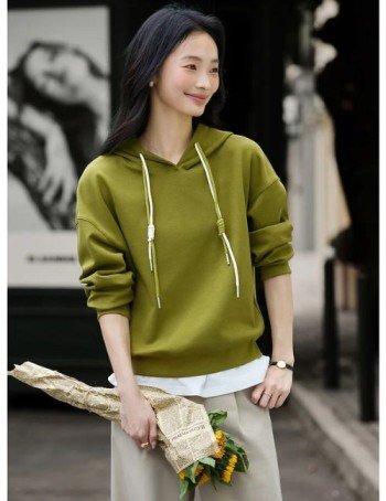 casual sport hoodie for women, lightweight casual knitted hoodie, women pullover sports hoodie, long sleeve sports hoodie